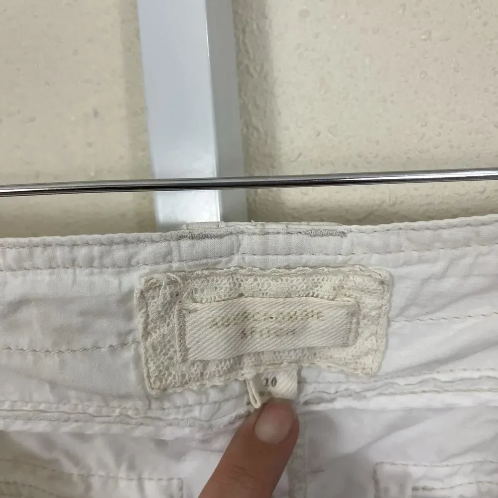 Abercrombie & Fitch Vintage Y2K Mini Cargo Shorts Womens 10 Utility